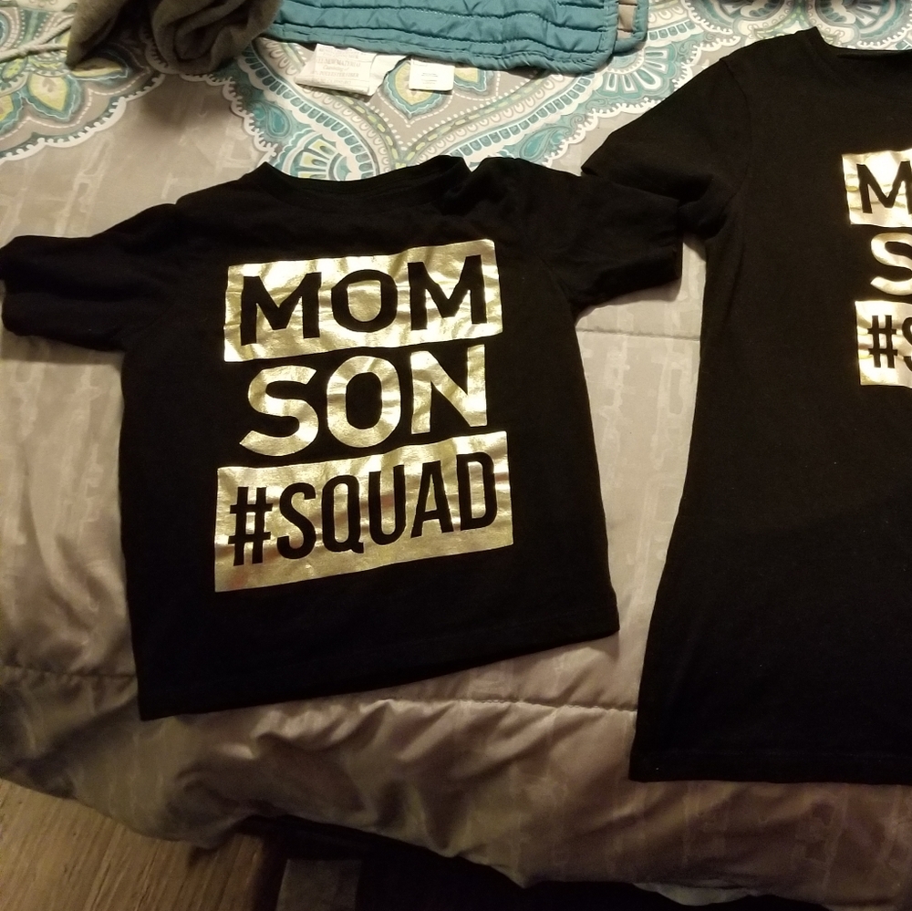 Mom and son squad